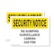Signmission No Dumping Surveillance Camera $50 Fine OSHA Security Notice Sign, Vinyl Decal, 5in x 3.5in, 2PK OS-2PACK-SN-D-35-L-11494 - alternate 1